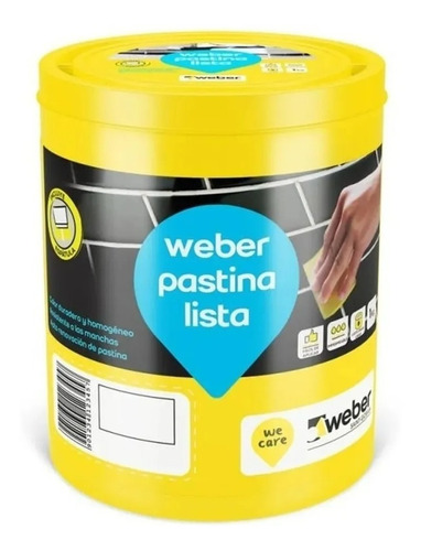 Weber Pastina Lista Para Usar 1kg Acrilica Varios Colores