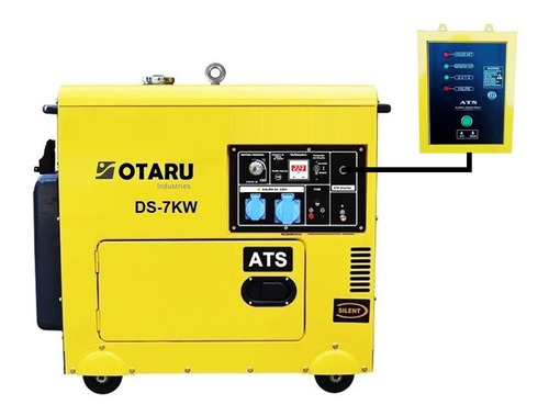Generador Diesel 7kw + Ats Otaru Silencioso Monofásico  