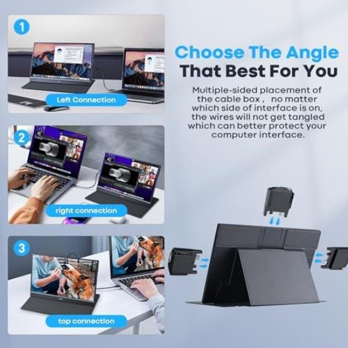 G-story Monitor Portátil 14 Pulgadas Fhd 1080p Ips Usb-c, Mo