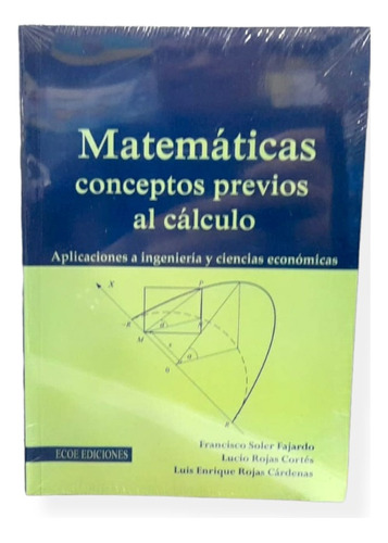 Matemáticas Conceptos Previos Al Cálculo ( Libro Original )