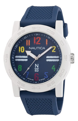 Nautica N83 Reloj Con Correa De Fibra De Pu Napats304 Ayia T