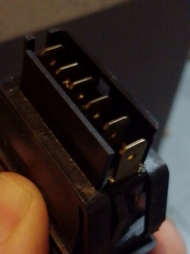 Llave Tecla Levanta Vidrios Renault 19. 6 Terminales