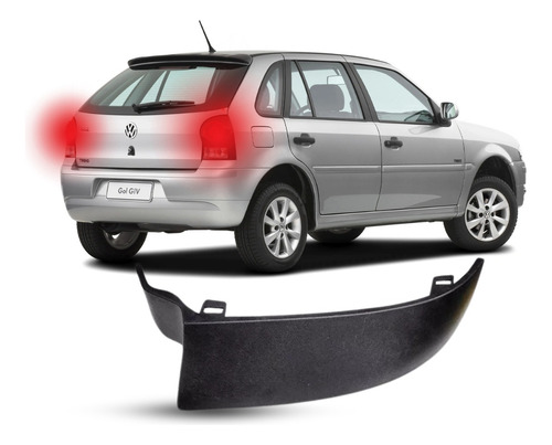 Par Lanterna Traseira Gol G4 Power Com Acabamento Moldura