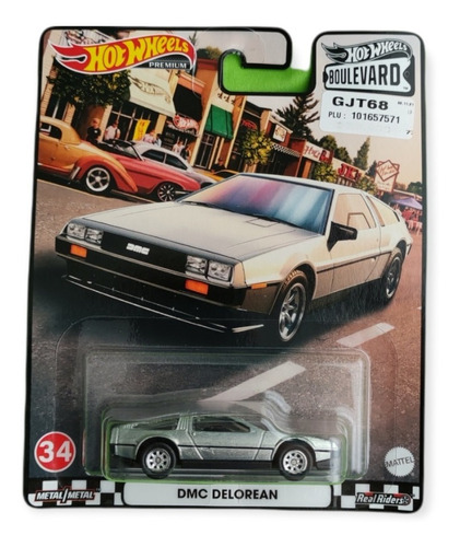 Dmc Delorean Boulevard Hot Wheels Premium Nuevo 34