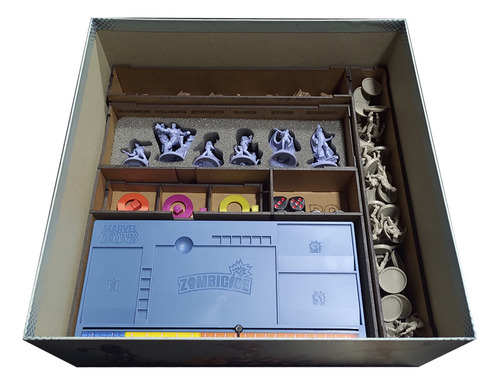 Organizador (insert Mdf Para Marvel Zombies X Men Resistance