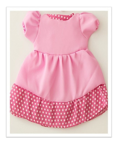 Imagem 2 de 6 de 1 Vestido + 2 Pijaminhas Para Bebê Reborn Roupinha Enxoval