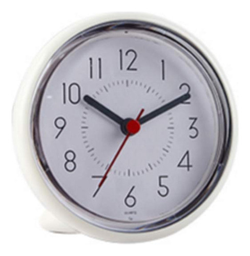 . Reloj De Pared For Baño, Impermeable, Con Ventosa,