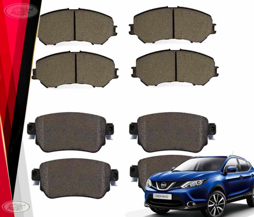 Pastillas Freno Nissan Qashqai 2.0 2015/2020 Del + Tras