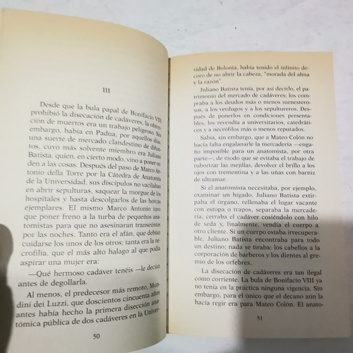 El Anatomista. Federico Andahazi. Buen Estado, Leer Descripc (Usado)