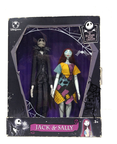 Nightmare Before Christmas Jack Sally Disney Stor 2004 Brujo