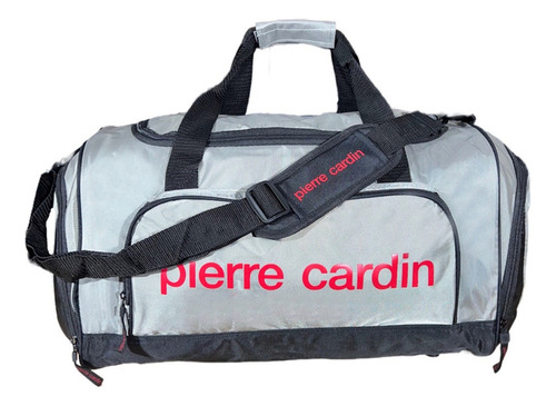 Bolso Pierre Cardin 22 PuLG Urbano Gym Pc2011-22 Color Gris Lisa