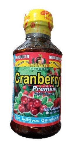 Cranberry 100 Capsulas 500 Mg