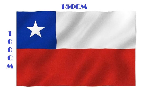 Bandera Chilena 150x100cm Alta Calidad