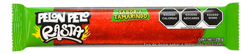 Tira De Dulce Sabor Tamarindo Enchilado Pelon Pelo Rasta 20g