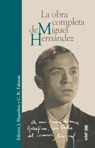 Libro La Obra Completa De Miguel Hernández - Hernandez, Mig