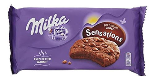 Biscoito Milka Cookies Chocolate Sensations 100 Gr Importado