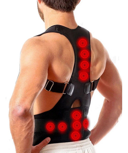 Faja Corrector De Postura Magnética Unisex Ayuda Lumbar