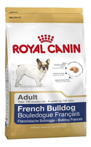 Alimento Royal Canin Breed Health Nutrition Bulldog Francés para perro adulto de raza  pequeña sabor mix en bolsa de 2.72kg