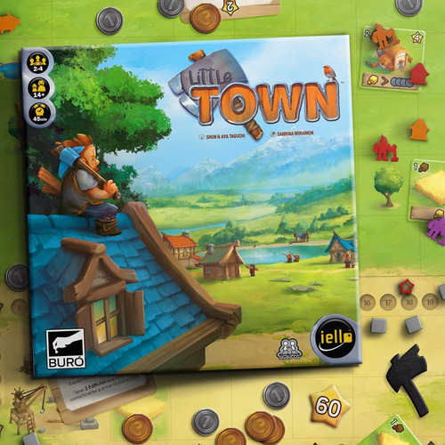 Imagen 2 de 11 de Little Town - Iello - Bureau De Juegos - Juegos De Mesa