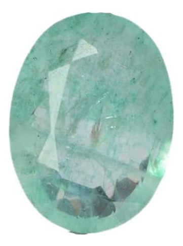 5.40 Quilates Corte Oval Mayo Piedra Natal Natural Verde Esm