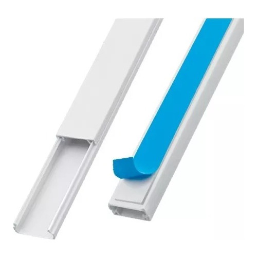 Imagen 2 de 2 de Canaleta Para Cable Explore Pvc 10x10x2000 Tienda Fisica