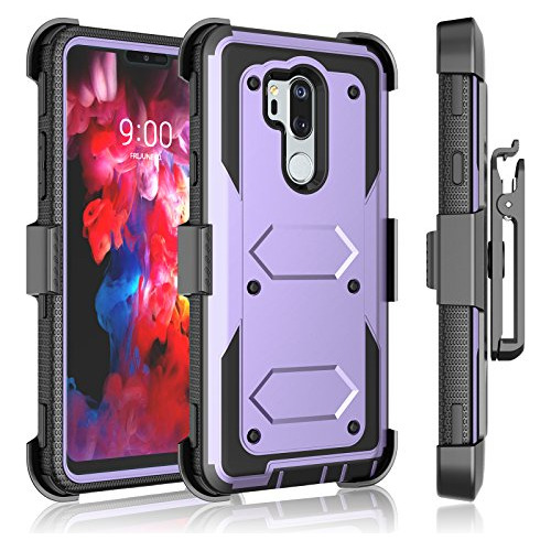 Funda Clip Cinturon Para G7 Thinq / 2018 LG G7 Lavanda T (pl