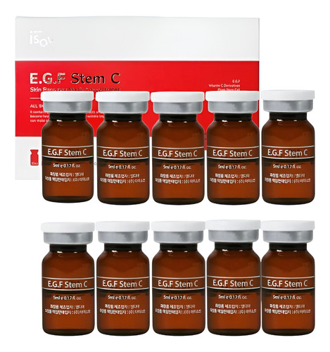 Exosomas E.g.f. Stem C Ampollas X10 Facial Isov Sorex Momento De Aplicación Día/noche Tipo De Piel Todo Tipo De Piel
