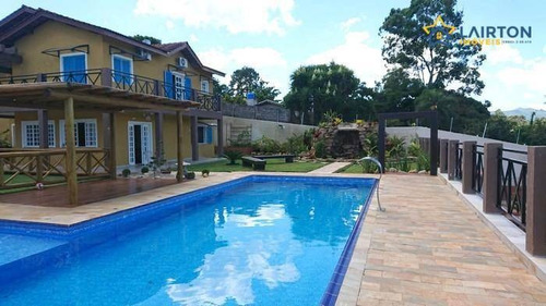 Chácara Com 6 Dormitórios À Venda, 1900 M² Por R$ 1.400.000 - Vale Dos Pinheiros - Atibaia Sp - Ch1254