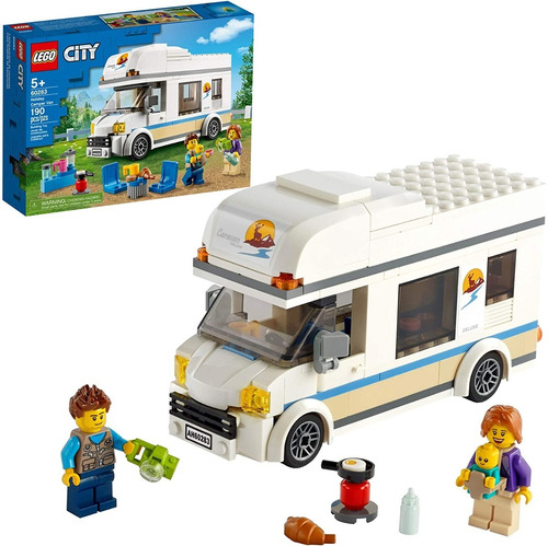 Bloques Lego City Casa Rodante De Vacaciones 190p - Everkid