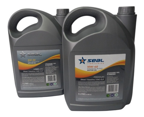 Aceite Sintetico 5w30 Seal Full Sintético 5 Litros