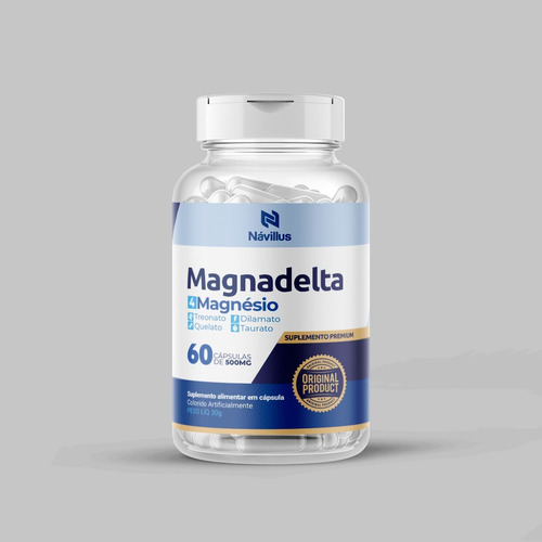 Magnésio Para Combater Cansaço - Kit 6 Caixas Sem Sabor