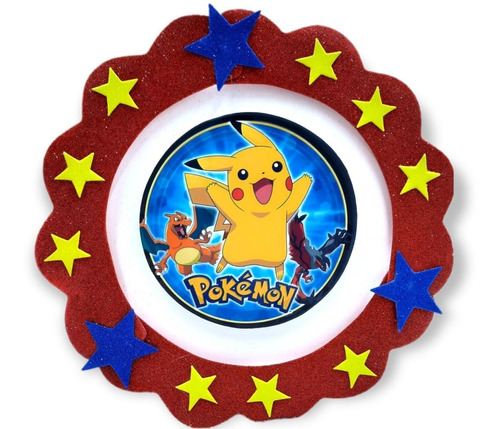 Piñata Redonda Pokémon Pikachu