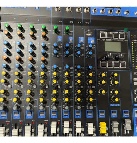 Mezcladora Claymor 12ch C/usb Bluetootcly12mx (nuevo Modelo)