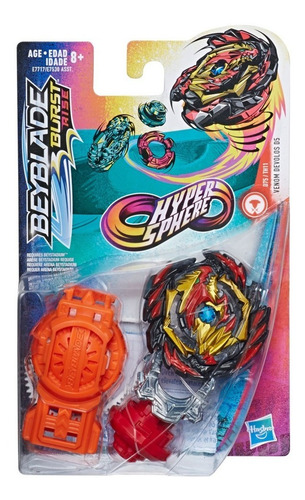 Imagen 1 de 2 de Beyblade Hypersphere Trompo + Lanzador Venom Devolos Hasbro