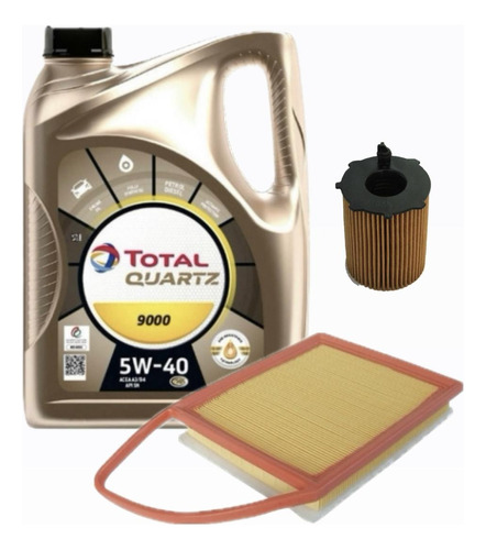 Aceite Total 9000 5w40 + Filtros Peugeot 4008 115cv 1.6 Hdi