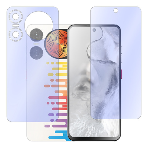 2 Piezas De Micas De Hidrogel Compatibles Con Nubia Music 2 Anti Blue Light