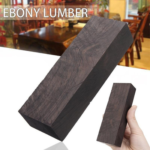 1 X Material Artesanal De Madera De Bloque De Ébano Hágalo