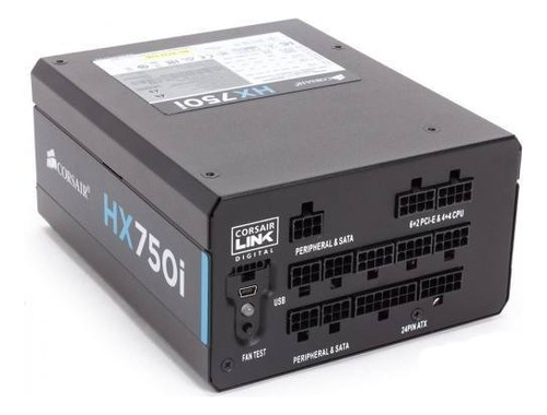 Fuente de poder para PC Corsair HXi Series HX750i 750W