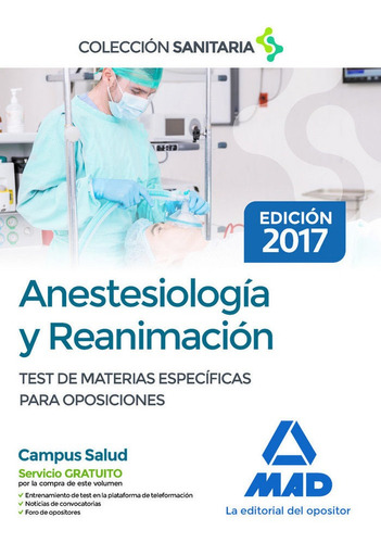 Anestesiologia Reanimacion Test Comentados De Materias E ...