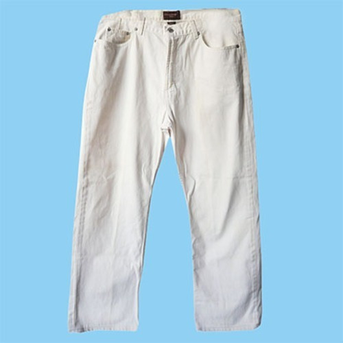 Pantalón Mezclilla Blanco Banana Republic