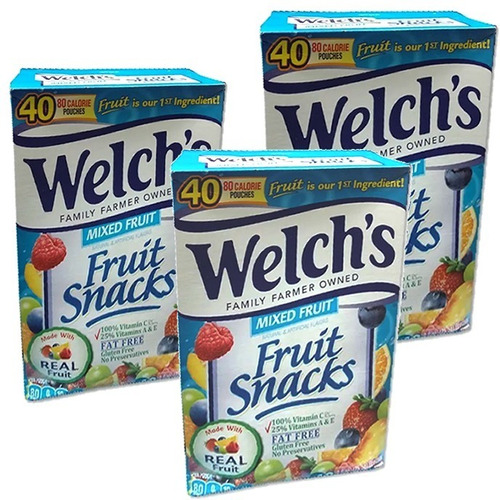 Gomas Welch´s De Frutas Mixtas 1.5k X 3 Ca - g a $4