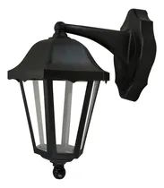 Comprar Farol Aplique Pared Exterior Colonial Pvc Lampara Led E27 Estructura Negro
