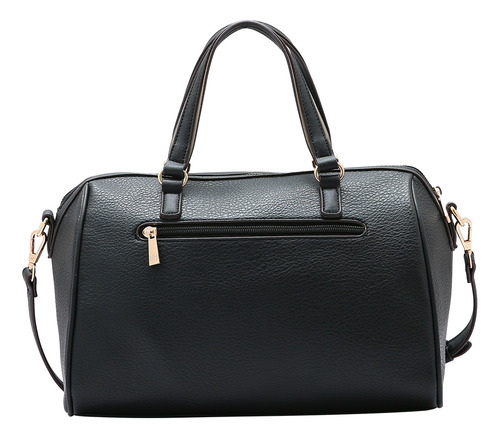 Bolsa Feminina Chenson Baú Média Alça Dupla Cor Preto