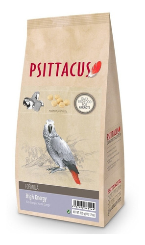 Croqueta Alta Energia Psittacus 800gr Guacamaya Y Loro Gris