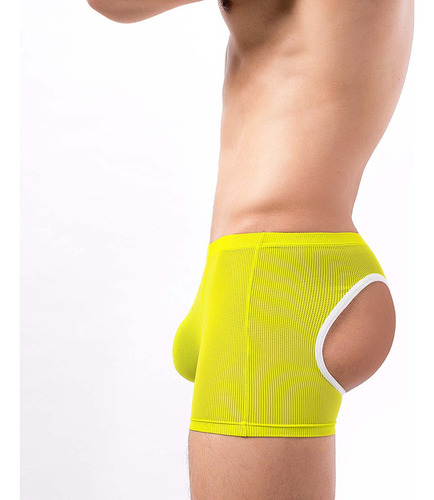 Pantalones Cortos Tipo Bóxer Suaves De Malla Transpirable Pa