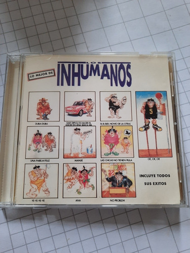 Los Inhumanos - Lo Mejor De Cd - Manue No Te Arrime A La Par