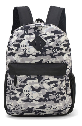 Mochila Game + Lancheira + Necessarie Camuflada Up46300 Pret