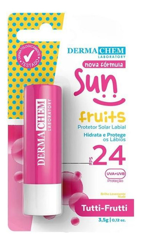 Bálsamo labial hidratante Tutti Frutti de 3,5 g de Dermachem