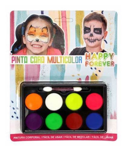 Pinta Carita 8 Colores Pintura Para Niños Maquillaje