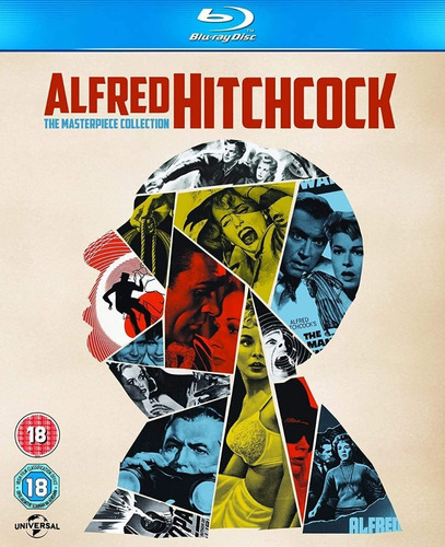 Blu Ray Alfred Hitchcock Masterpiece Collection 14 Films Box